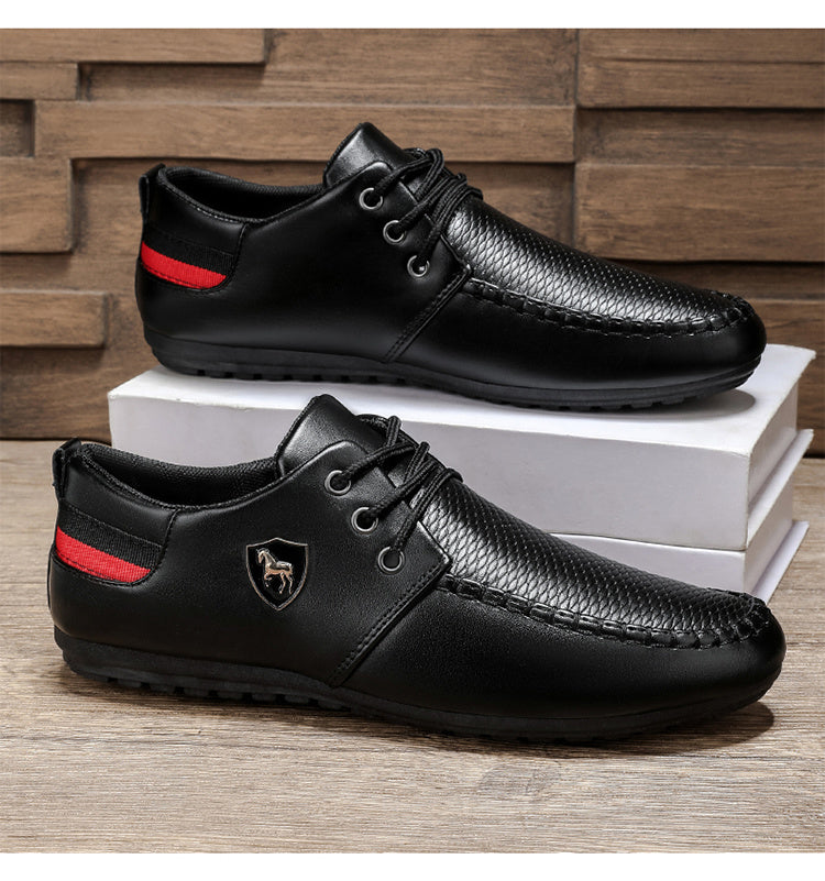 A Pair of Men's Fashion Casual Shoes, Trendy Versatile Sports Casual Men's Shoes, Comfortable Breathable Driving Shoes