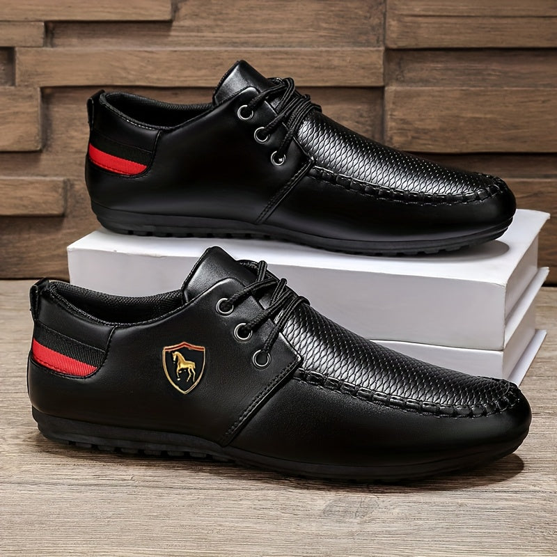 A Pair of Men's Fashion Casual Shoes, Trendy Versatile Sports Casual Men's Shoes, Comfortable Breathable Driving Shoes
