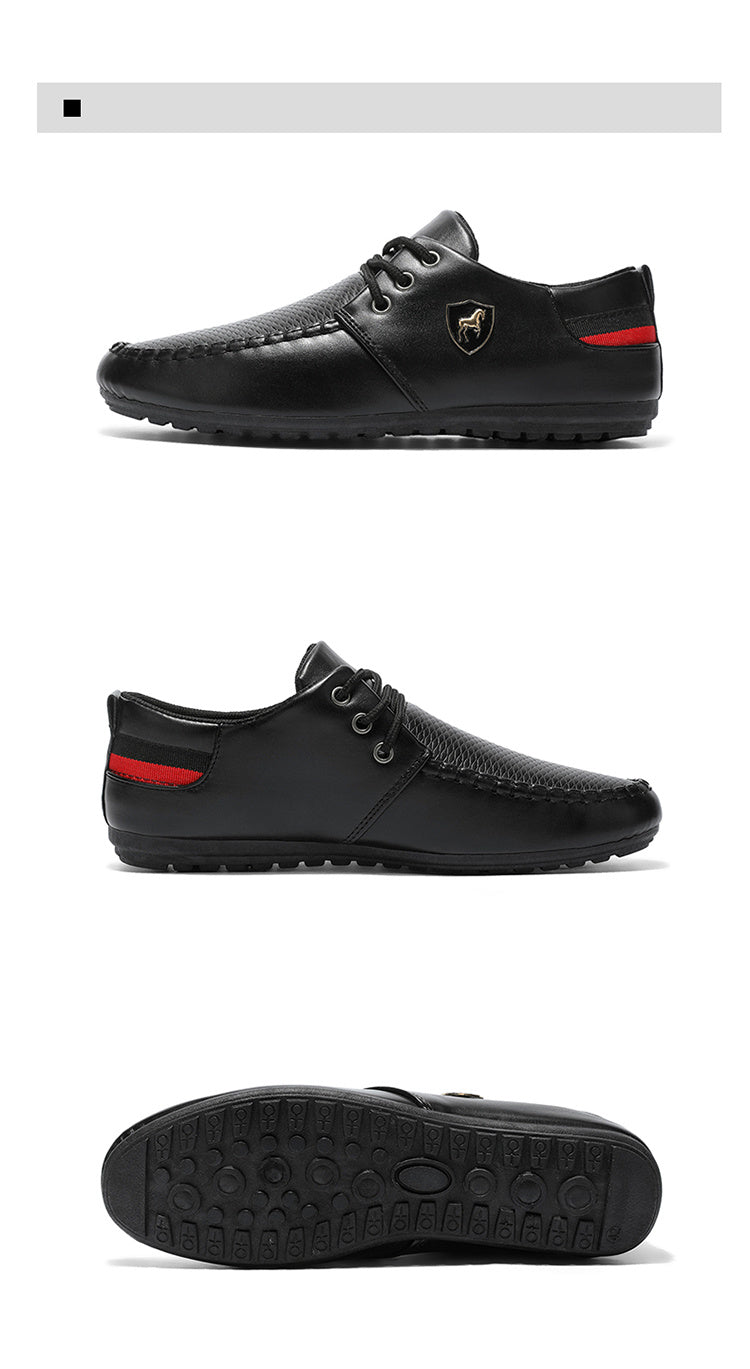 A Pair of Men's Fashion Casual Shoes, Trendy Versatile Sports Casual Men's Shoes, Comfortable Breathable Driving Shoes