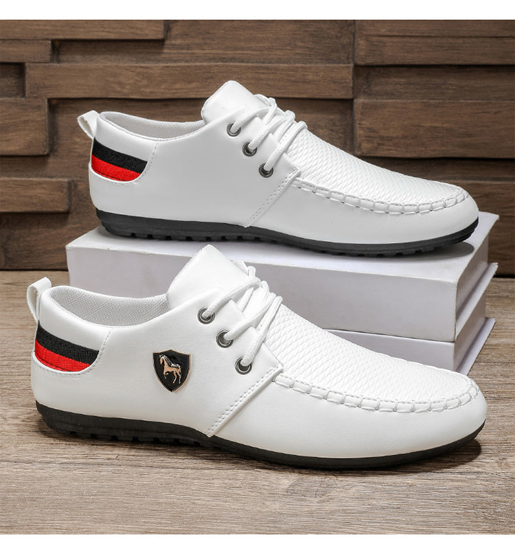 A Pair of Men's Fashion Casual Shoes, Trendy Versatile Sports Casual Men's Shoes, Comfortable Breathable Driving Shoes