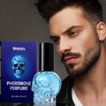 Pheromone Perfume, Long-Lasting Fragrance, Scented, Skull Bottle Design, Sophisticated Minimalism, A Perfume Designed Exclusively for Men, Father's Day or Boyfriend's Gift, Holiday Gift