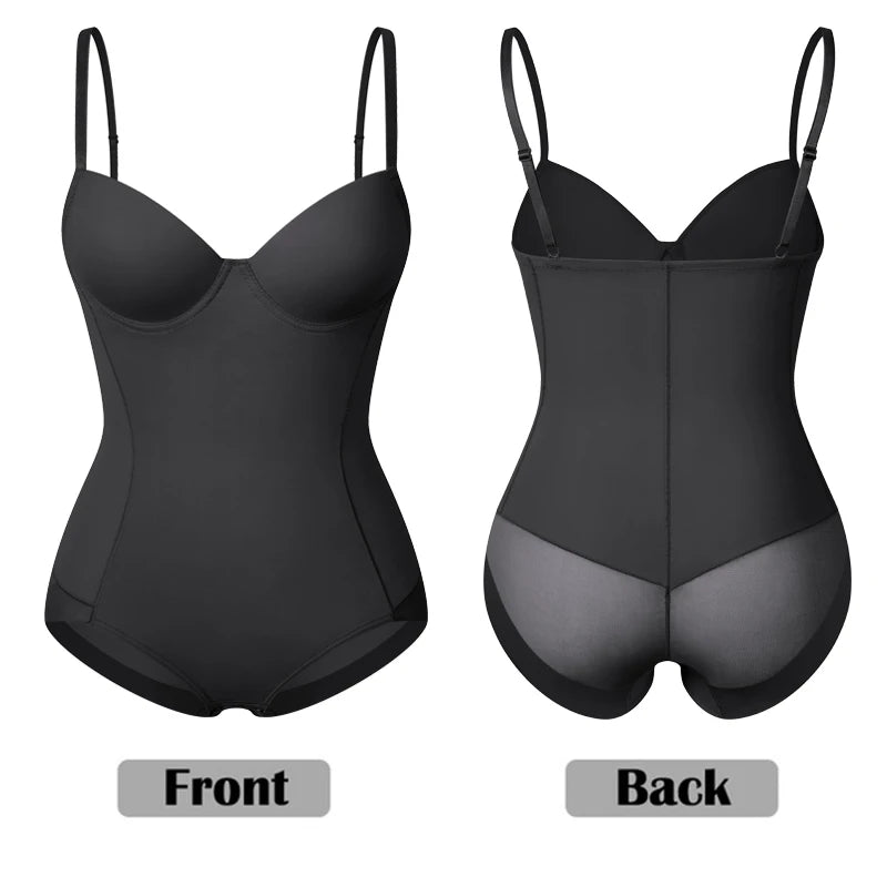 Women Slimming Bodysuits Shapewear Tops Tummy Control Invisible Body Shaper Waist Trainer Sexy Lingerie Underwear Jumpsuit by KATA - Tropical Star