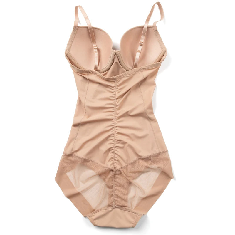 Women Slimming Bodysuits Shapewear Tops Tummy Control Invisible Body Shaper Waist Trainer Sexy Lingerie Underwear Jumpsuit by KATA - Tropical Star