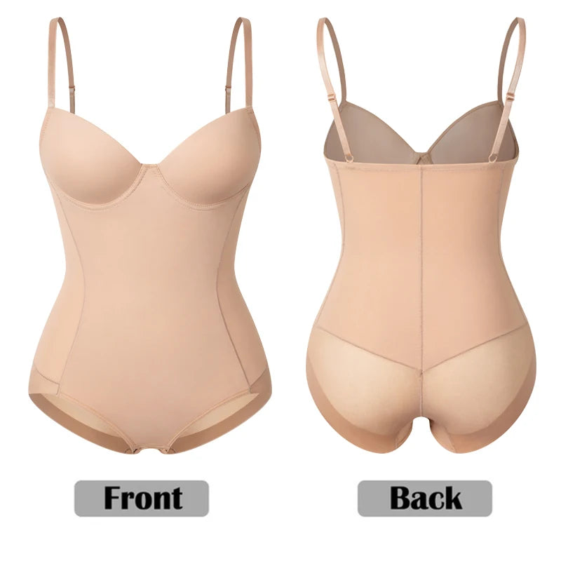 Women Slimming Bodysuits Shapewear Tops Tummy Control Invisible Body Shaper Waist Trainer Sexy Lingerie Underwear Jumpsuit