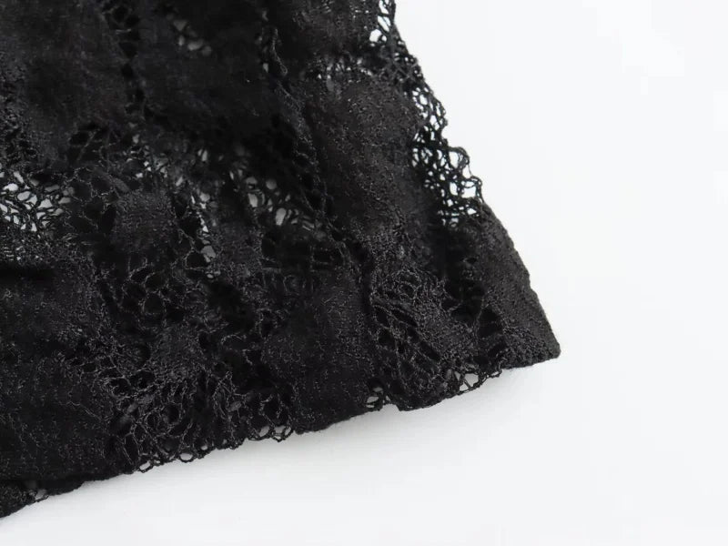Women’s Sexy Lace Bodysuit Set Long Sleeve Top Flared Pants Party Wear Size Runs Small Trendy Style ﻿