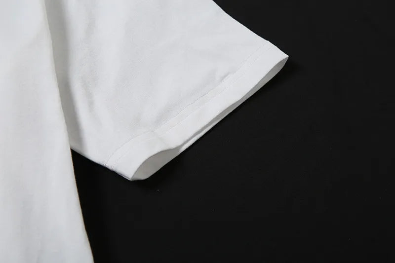 Weird Puss Slanted Dhoulders Woman T-shirt Letter Print Basic Casual Relax Soft Street Basic Classic Fashionable Slim Chic Tees by KATA - Tropical Star