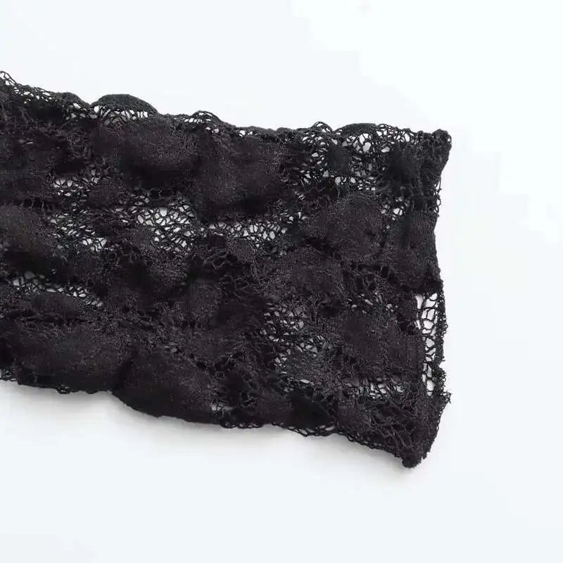 Lace Bodysuit Women's Bodysuit Auutmn Black Cutwork O-Neck Long Sleeves High Spandex Bodysuits Sexy Lingerie For Fine Women L5QW