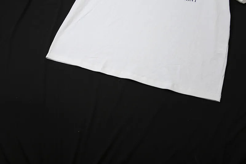 Weird Puss Slanted Dhoulders Woman T-shirt Letter Print Basic Casual Relax Soft Street Basic Classic Fashionable Slim Chic Tees by KATA - Tropical Star