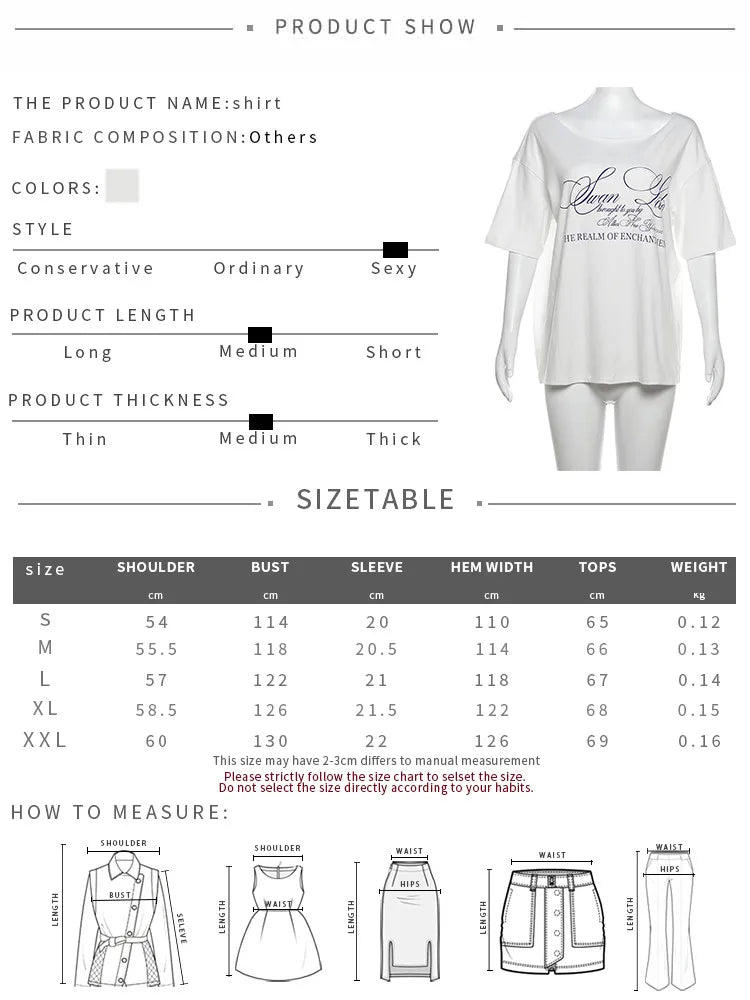 Weird Puss Slanted Dhoulders Woman T-shirt Letter Print Basic Casual Relax Soft Street Basic Classic Fashionable Slim Chic Tees by KATA - Tropical Star