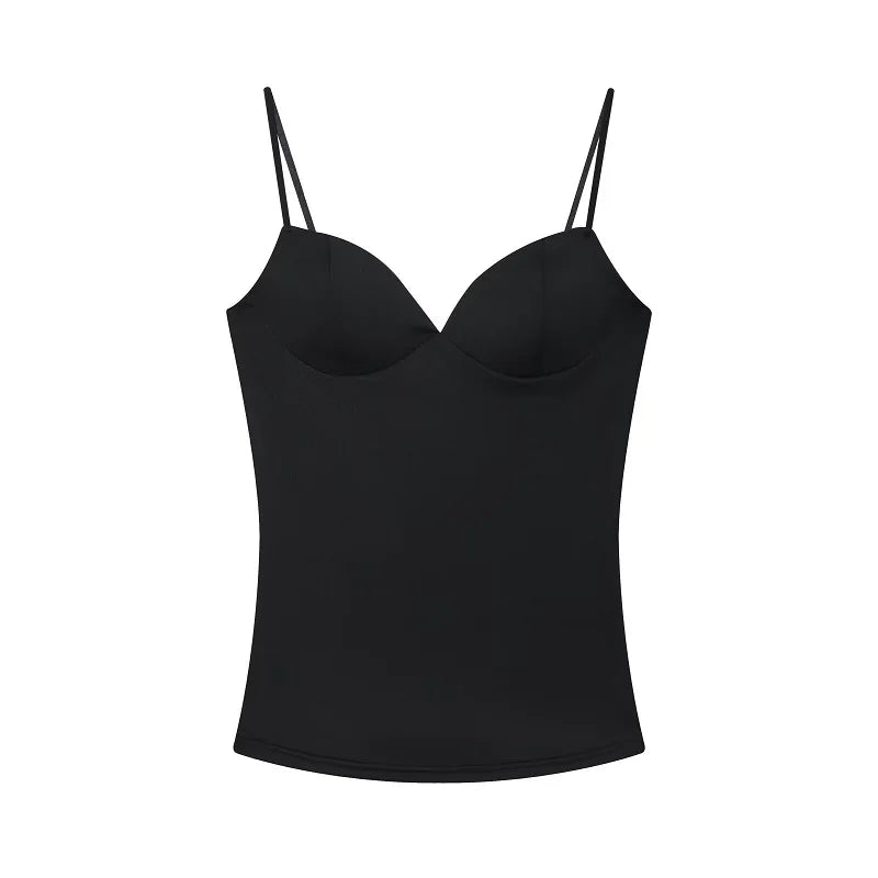 MUJER Sexy Corset Crop Top Woman Camisole Backless Short Tops for Women Sleeveless Bustier Tops Women Straps Tube Top Female