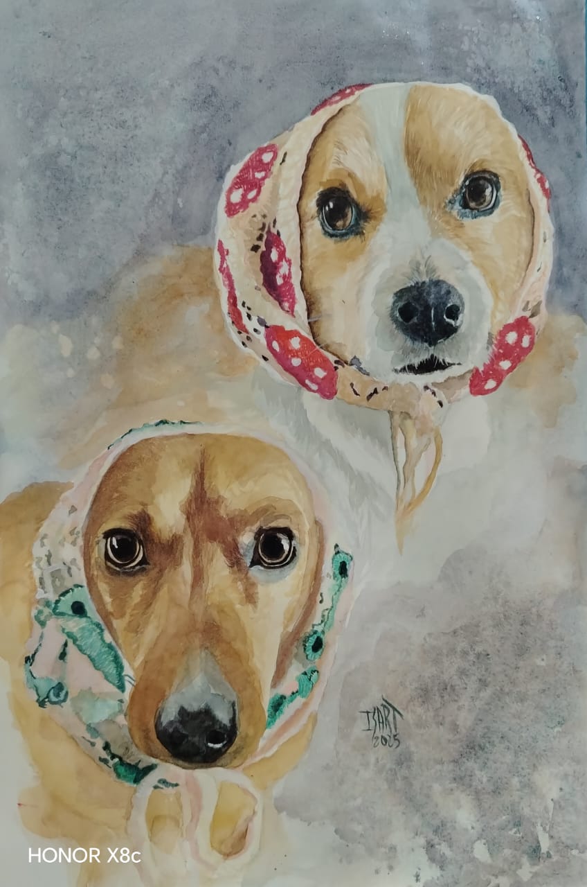 FurBaby Portraits -it’s *your* pup, painted with heart, By IsaArt