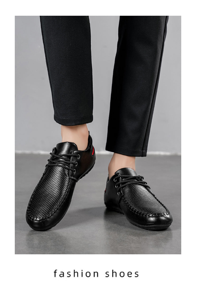 A Pair of Men's Fashion Casual Shoes, Trendy Versatile Sports Casual Men's Shoes, Comfortable Breathable Driving Shoes