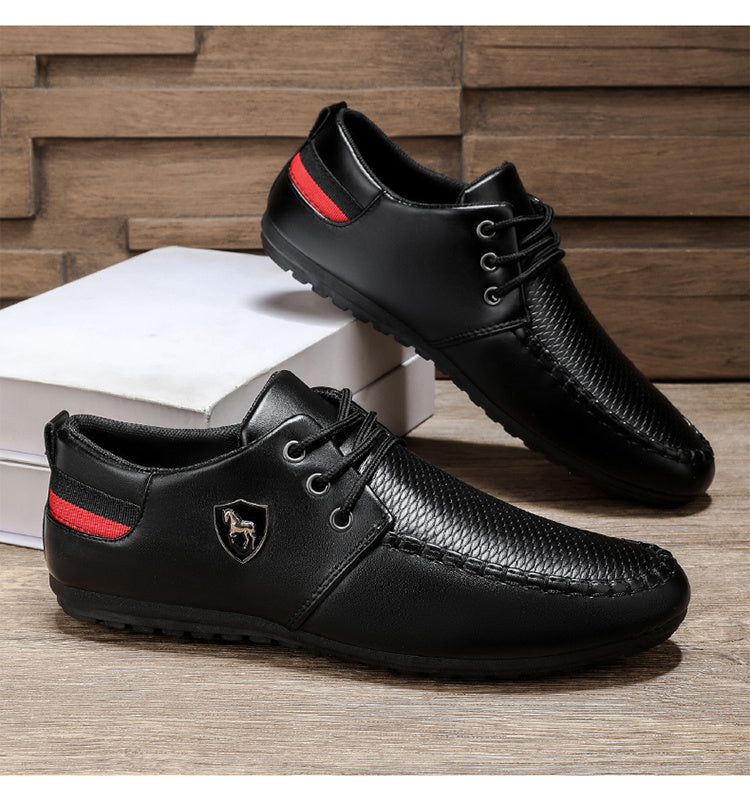 A Pair of Men's Fashion Casual Shoes, Trendy Versatile Sports Casual Men's Shoes, Comfortable Breathable Driving Shoes