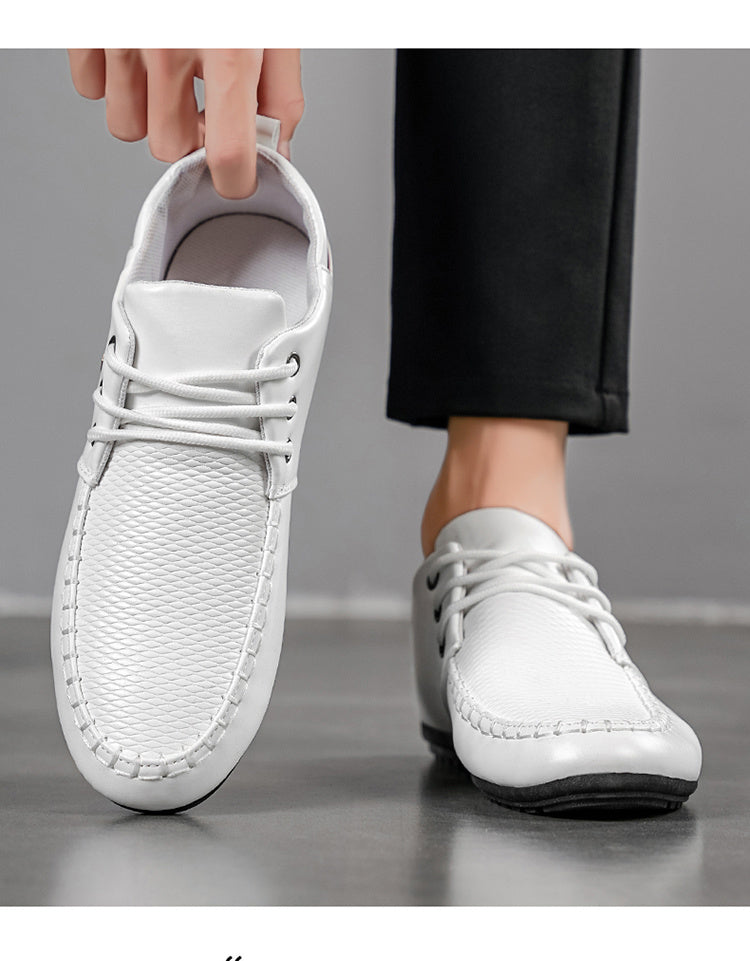 A Pair of Men's Fashion Casual Shoes, Trendy Versatile Sports Casual Men's Shoes, Comfortable Breathable Driving Shoes