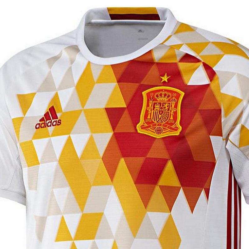 Spain national team Away soccer jersey 2016/17 - Adidas